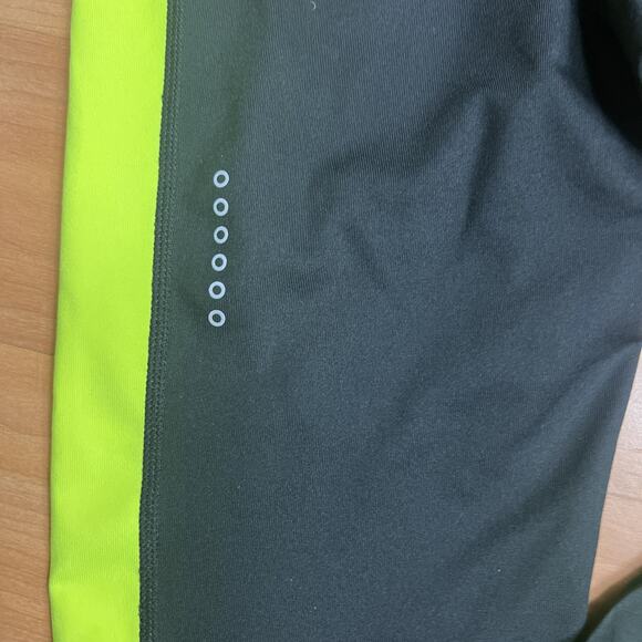 Nike One Performance Dri-Fit Leggings Black Green High Waist Size S - Picture 11 of 14